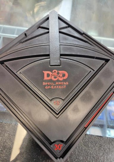 3D Print Square Spell Area of Effect v2