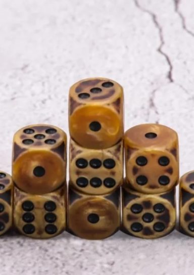 12mm D6 Dice Block – Ancient Gold