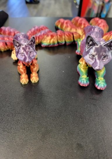 Articulating Kitsune Small