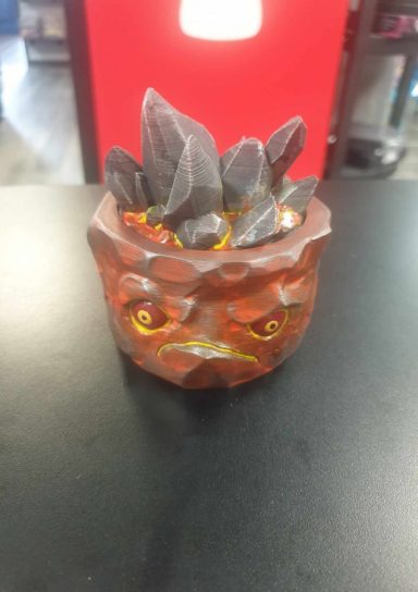 Painted Glum Golem Dice Box