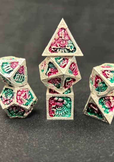 New-Era-Green/Purple Dice Set