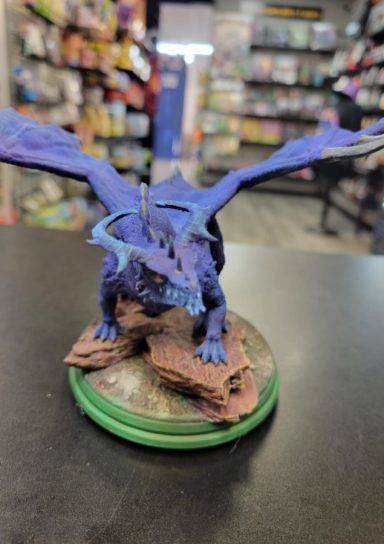 Purple Dragon Statue