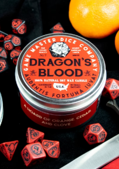 Dragon’s Blood Gaming Candle