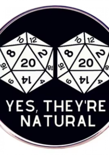 Yes They’re Natural Pin #35