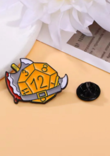 D12 Barbarian Pin #38