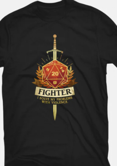 Fighter D20 Shirt