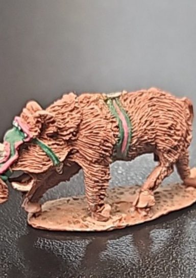 Painted Metal Boar