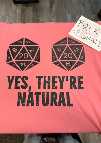 Yes, They’re Natural ERROR PRINT