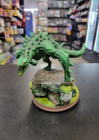 Green Monster Statue