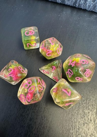 Chrysanthemum RPG Dice Set