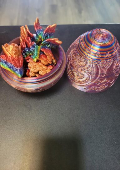 Articulating Dragon – XL Dragon Egg w/ Hatchling