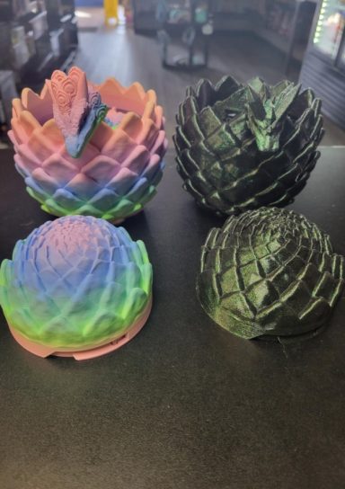 Articulating Dragon – XXL Dragon Egg w/ Hatchling